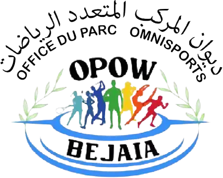 OPOW Béjaïa White Logo